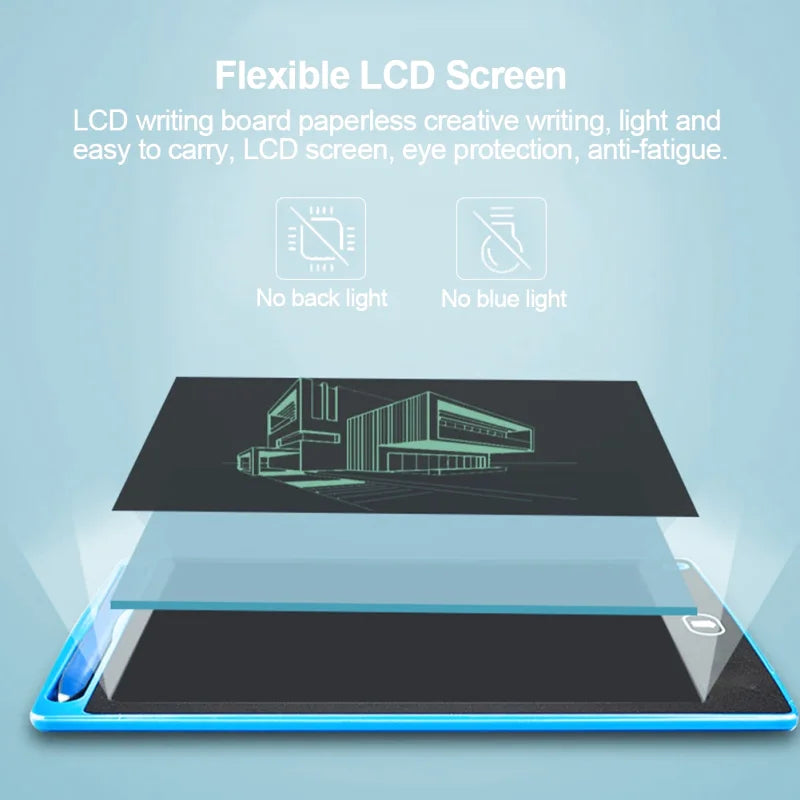 Ardoise Magique Numérique Bleue