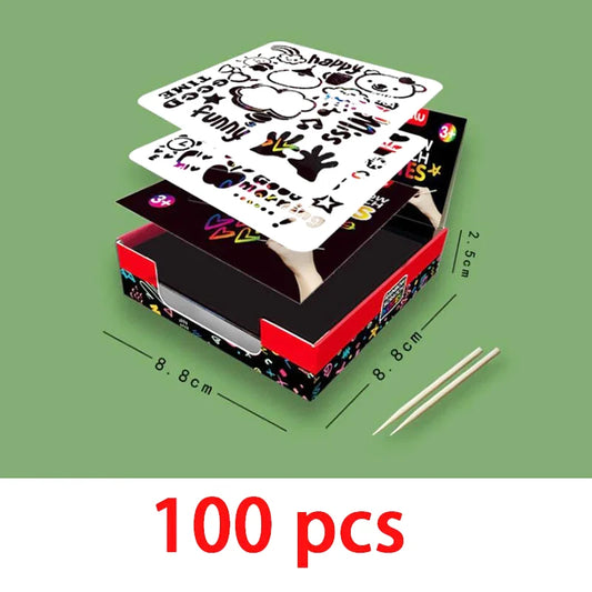 Bloc de Papier à Gratter