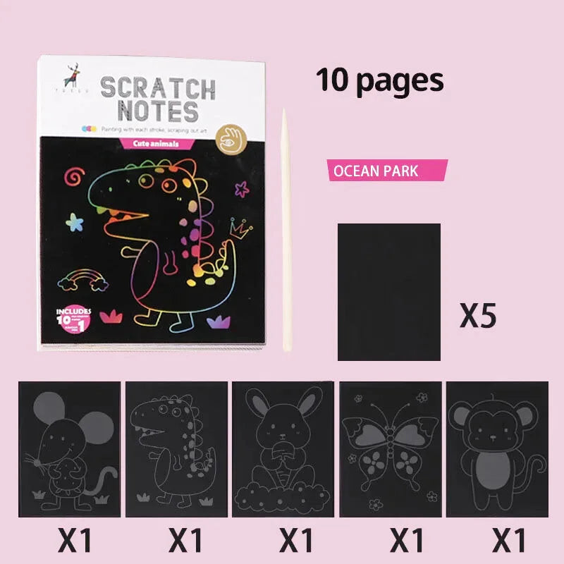 Carnet De Papier à Gratter