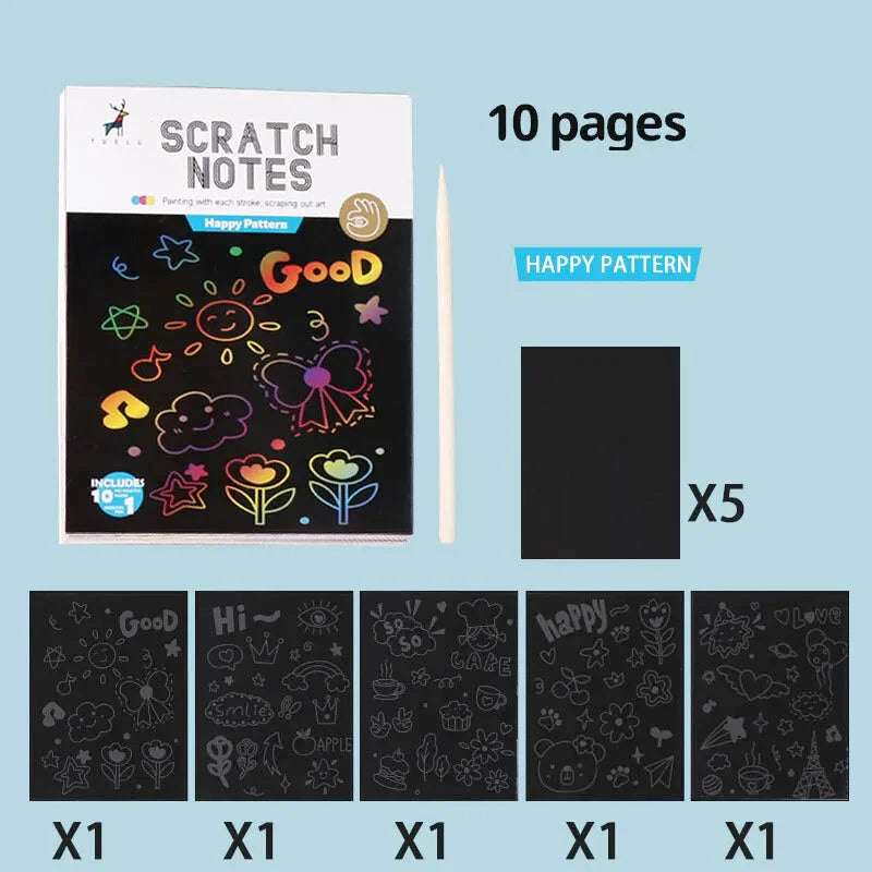 Carnet De Papier à Gratter