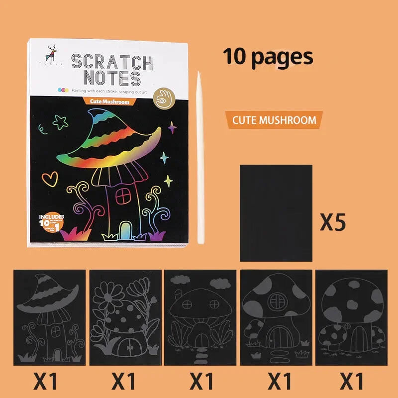 Carnet De Papier à Gratter