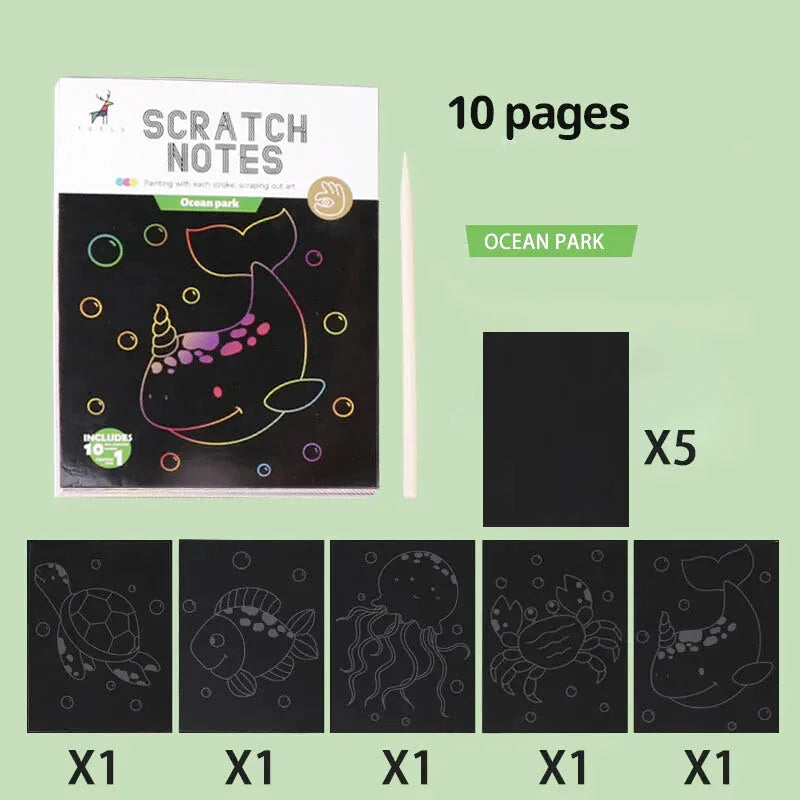 Carnet De Papier à Gratter