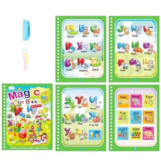 Livre De Coloriage Magique à L'Eau Alphabet