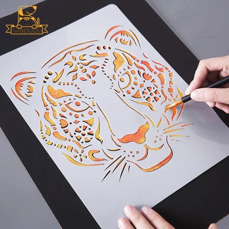 Pochoirs Animaux Papier à Gratter